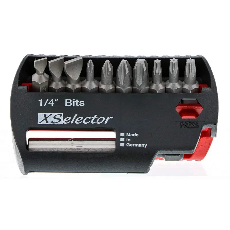 Wiha 79443 Slotted/Phillips/Torx XSelector Bit Set with Quick Release Holder