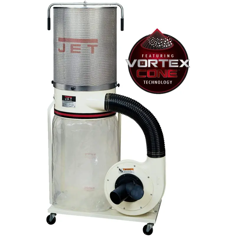 Jet 710702K DC-1200VX-CK1 Dust Collector, 2HP 1PH 230V, 2-Micron Canister Kit