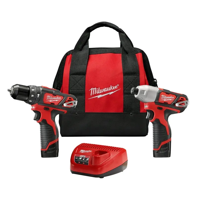 Milwaukee 2497-22 M12 Cordless 2-Tool Combo Kit