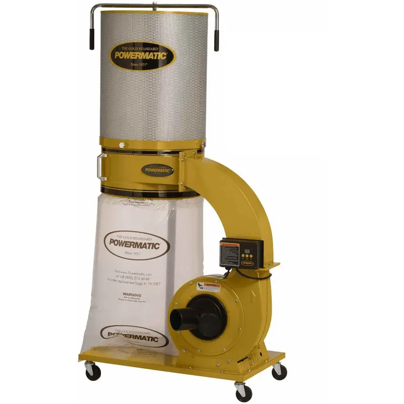 Powermatic 1791079K PM1300TX-CK Dust Collector, 1.75HP 1PH 115/230V, 2-Micron Canister Kit