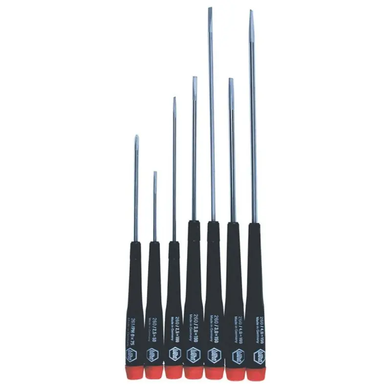 Wiha 26092 Precision Slotted/Phillips Screwdrivers 7 Piece Set