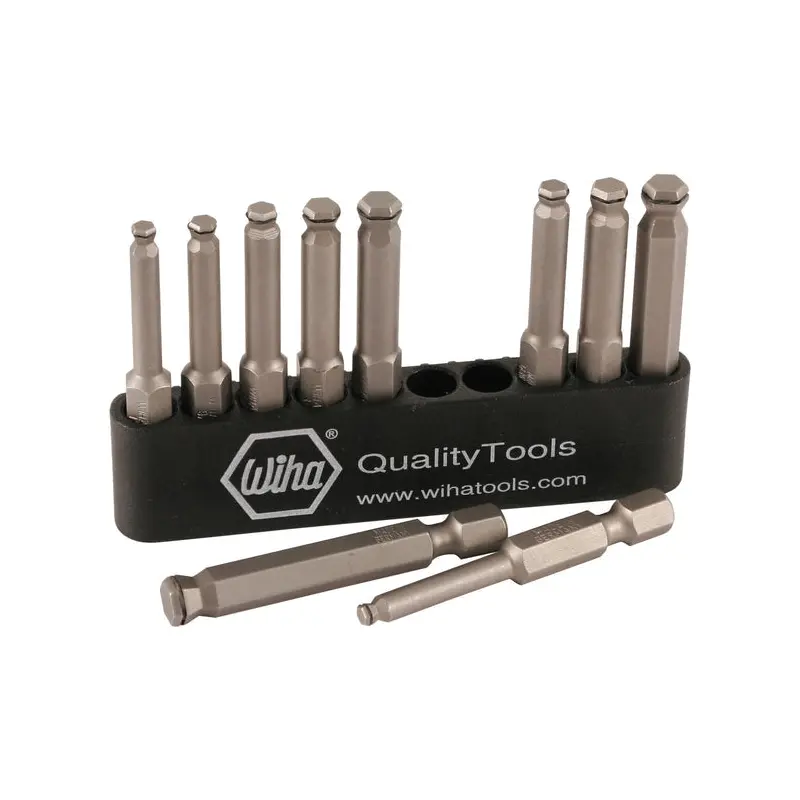 Wiha 74999 10-Piece MagicRing Ball Power Bit Belt Pack Set