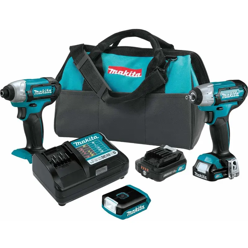 Makita CT324 12V Max CXT Cordless 3-Piece Combo 1.5Ah Kit