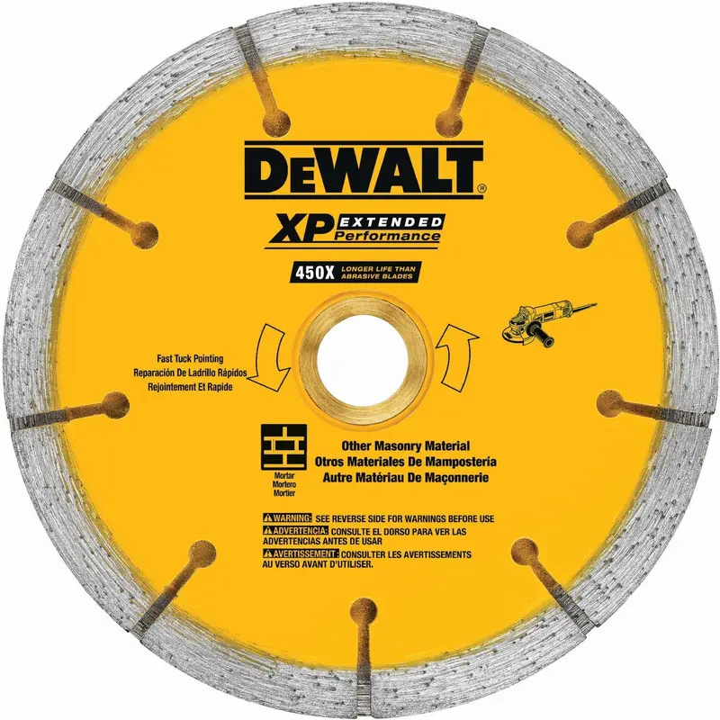DeWalt DW4740S 4.5 in. x 0.250 XP Sandwich Tuck Point Blade