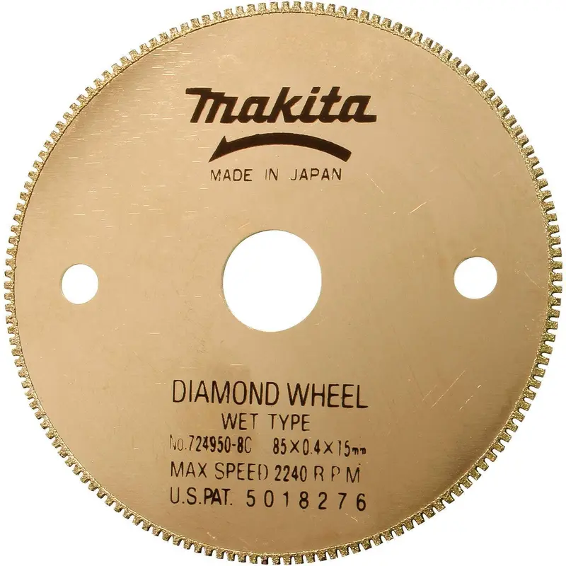 Makita 724950-8C 3-3/8" Diamond Blade, Tile/Glass