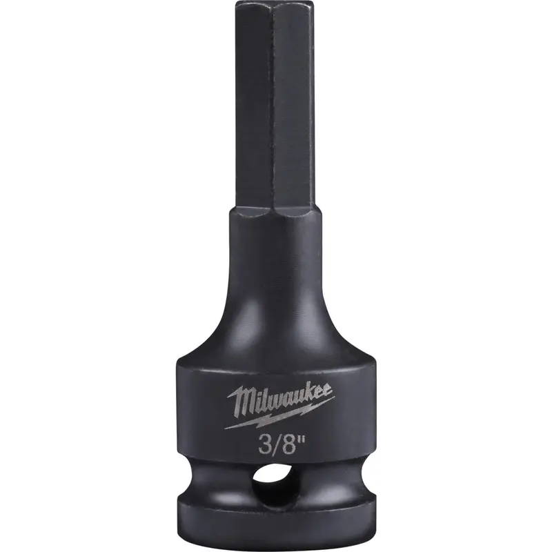 Milwaukee 49-66-5142 Shockwave Lineman's 1/2" Drive 3/8" Hex Bit Socket