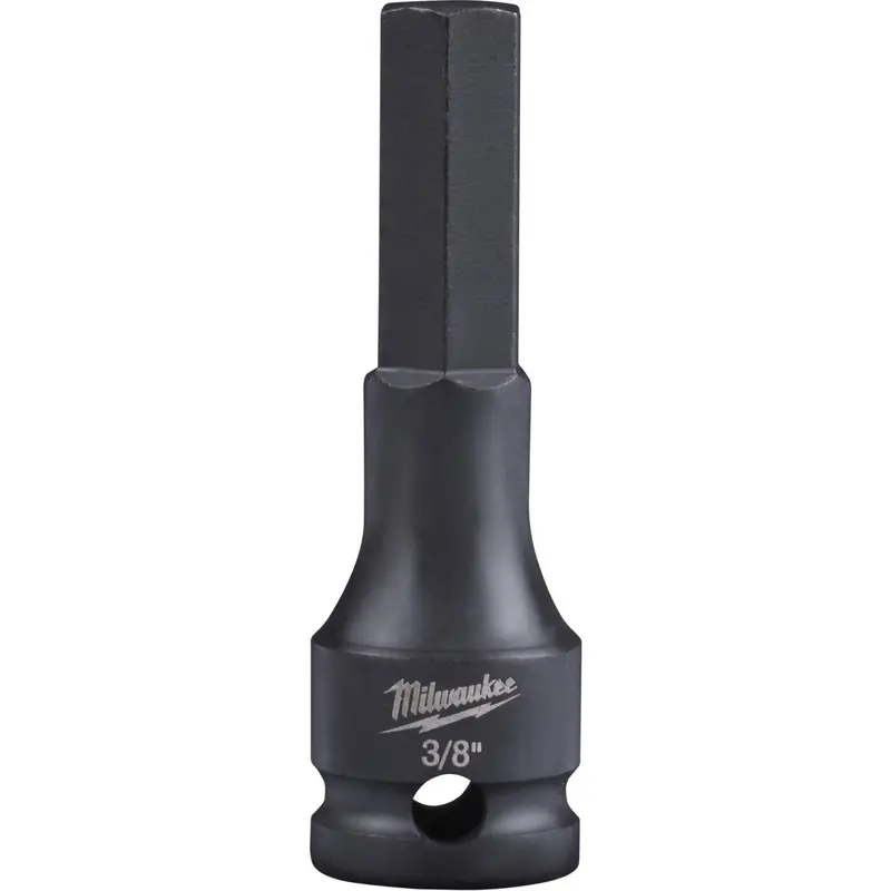 Milwaukee 49-66-5152 Shockwave Lineman's 3/8" Drive 3/8" Hex Bit Socket