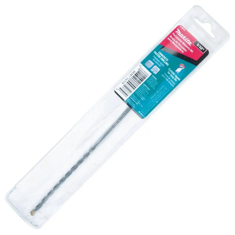 Makita B-68725 5/32" x 6" Carbide Tipped Percussion Masonry Hammer Drill Bit