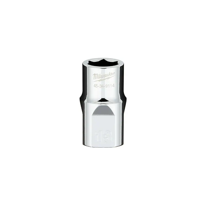 Milwaukee 45-34-9114 1/2" Drive 13mm Metric 6-Point Socket with FOUR FLAT Sides