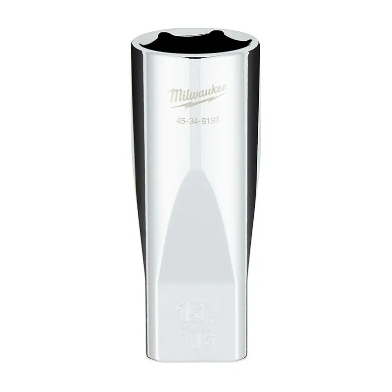 Milwaukee 45-34-9133 1/2" Drive 15/16" SAE 6-Point Deep Socket with FOUR FLAT Sides