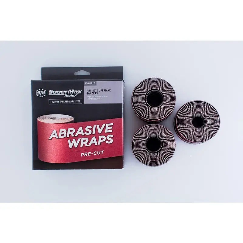Supermax 60-19-120 120-Grit, 19" Drum, 3-Pack