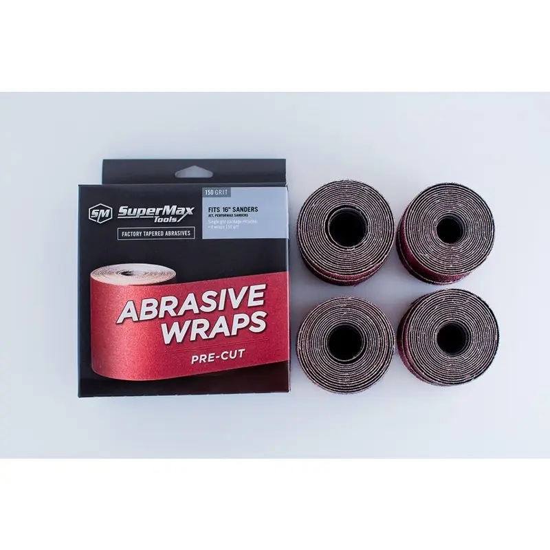 Supermax 60-6060 60-Grit, 16" Drum, 4-Pack