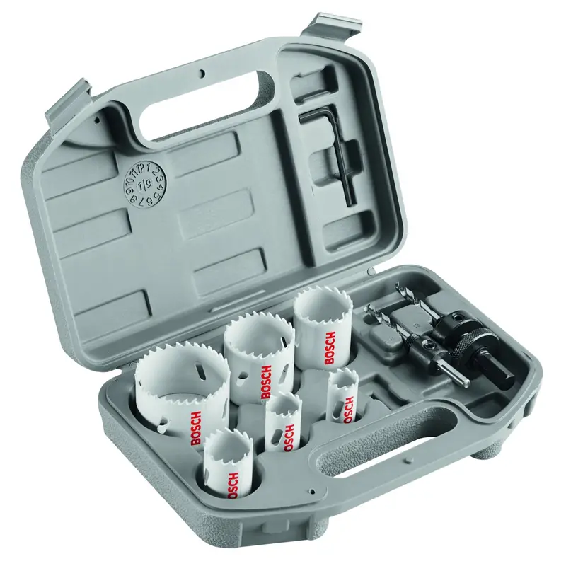 Bosch HSBIM9 9-Piece General-Purpose Bi-Metal Hole Saw Kit