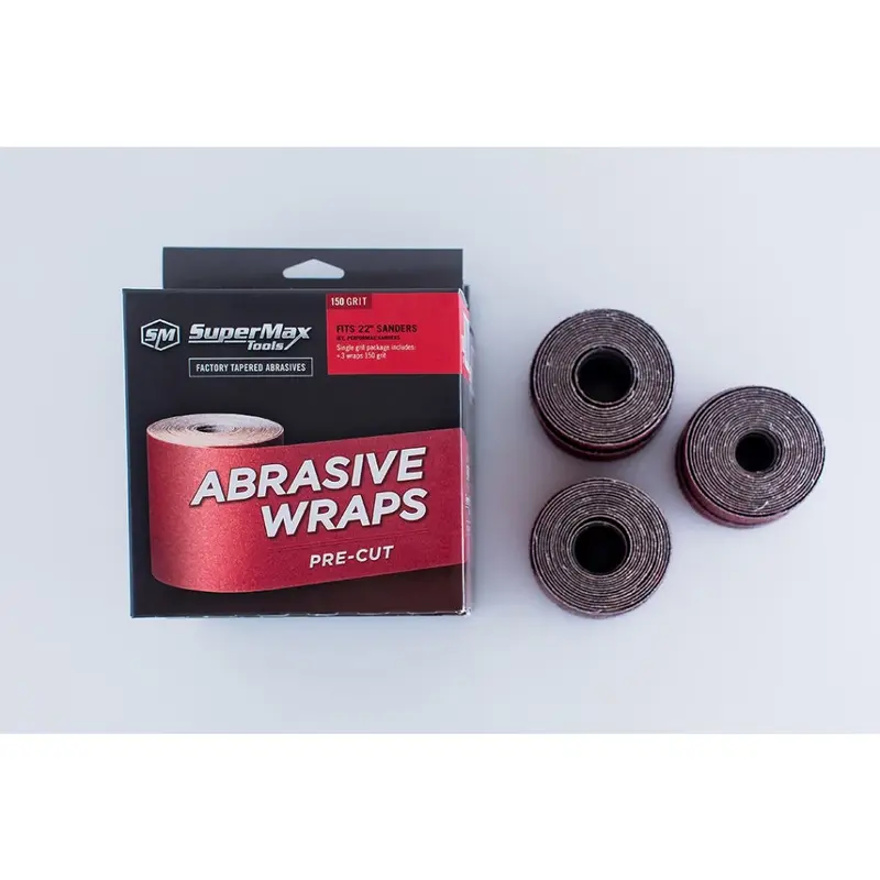 Supermax 60-4150 150-Grit, 22" Drum, 3-Pack