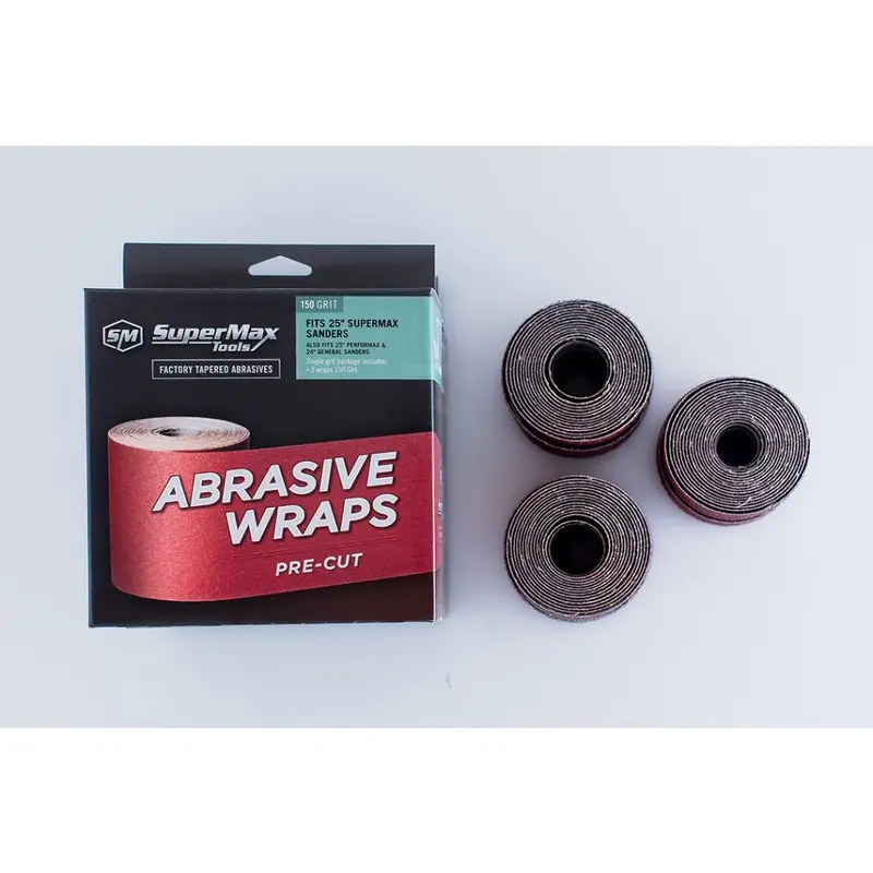 Supermax 60-5060 60-Grit, 25" Drum, 3-Pack