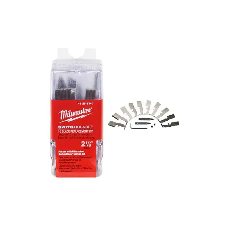 Milwaukee 48-25-5335 Switchblade 10 Blade Replacement Kit - 2-Inch