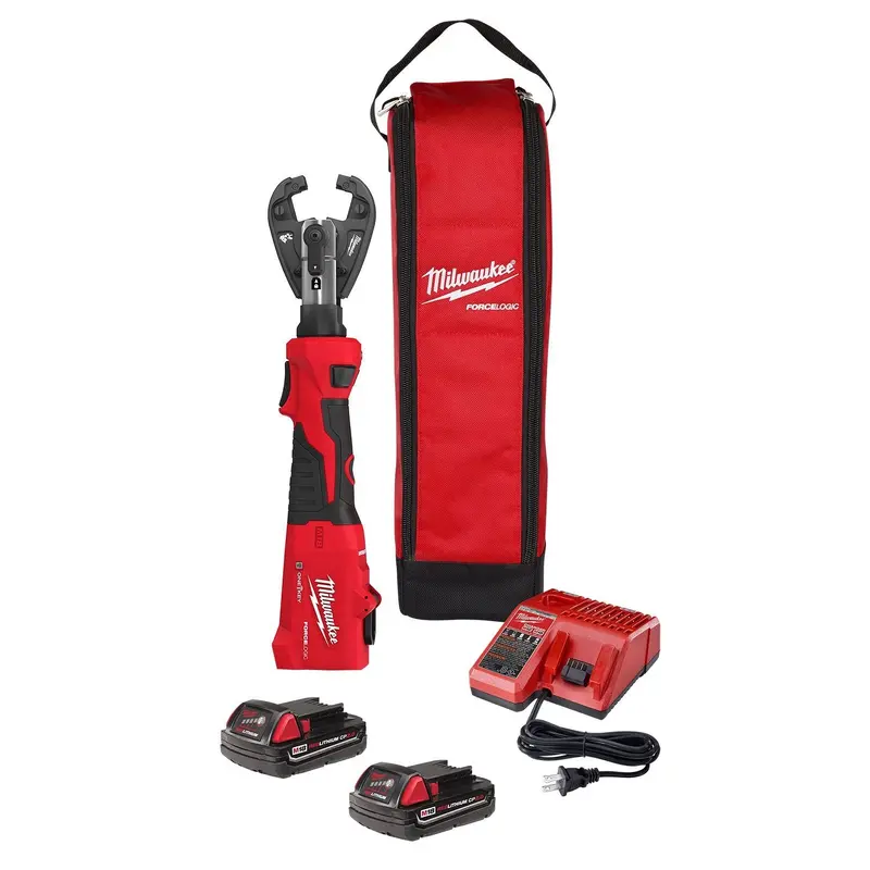 Milwaukee 2978-22K M18 FORCE LOGIC 6T Linear Utility Crimper Kit with Kearney Jaw 2.0Ah Kit