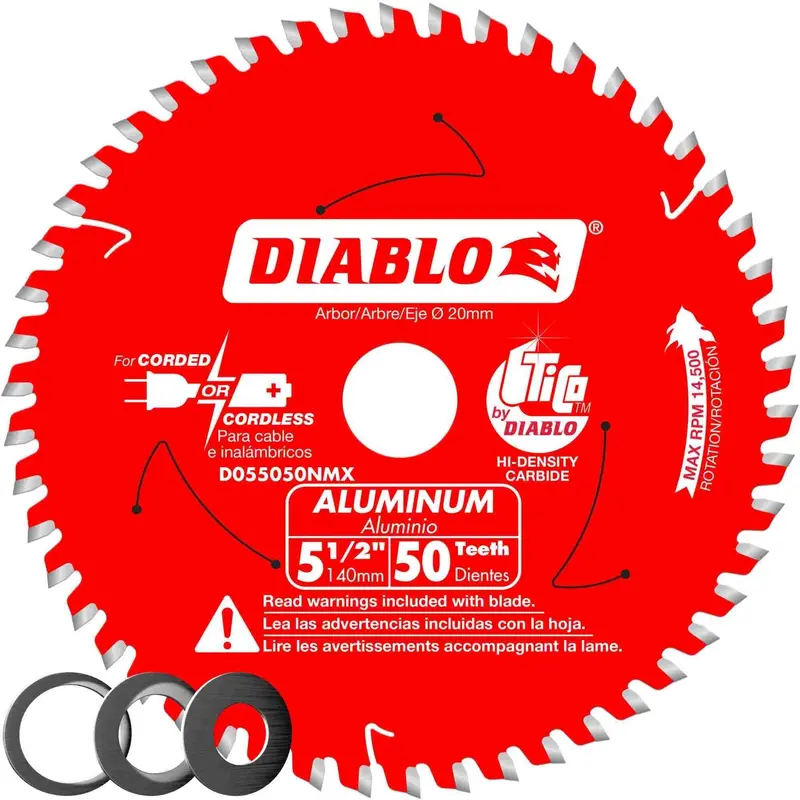 Diablo D055050NMX 5-1/2 in. x 50-Tooth  Aluminum Cutting Saw Blade