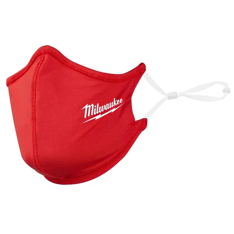 Milwaukee 48-73-4229 Red 2-Layer Face Mask, 10-Pack