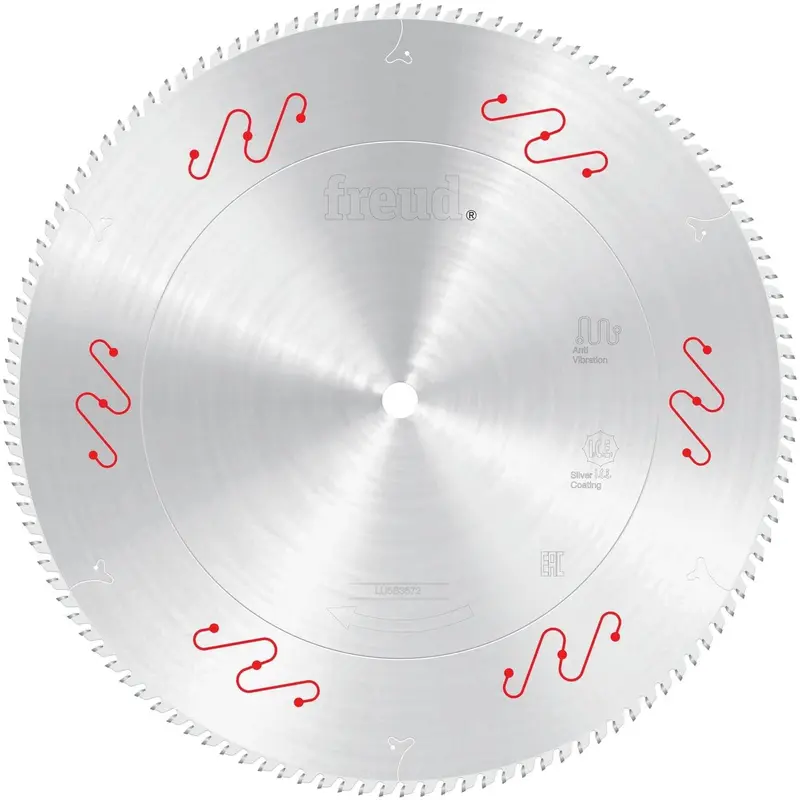 Freud LU5B3572 22 in. Thin to Medium Aluminum & Non Ferrous Blades with Mechanical Clamping