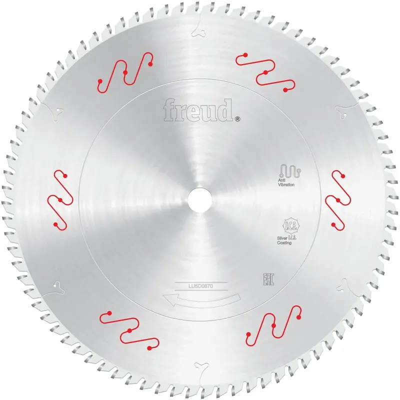 Freud LU5D0870 10 in. Medium Aluminum & Non-Ferrous Blades with or without Mechanical Clamping