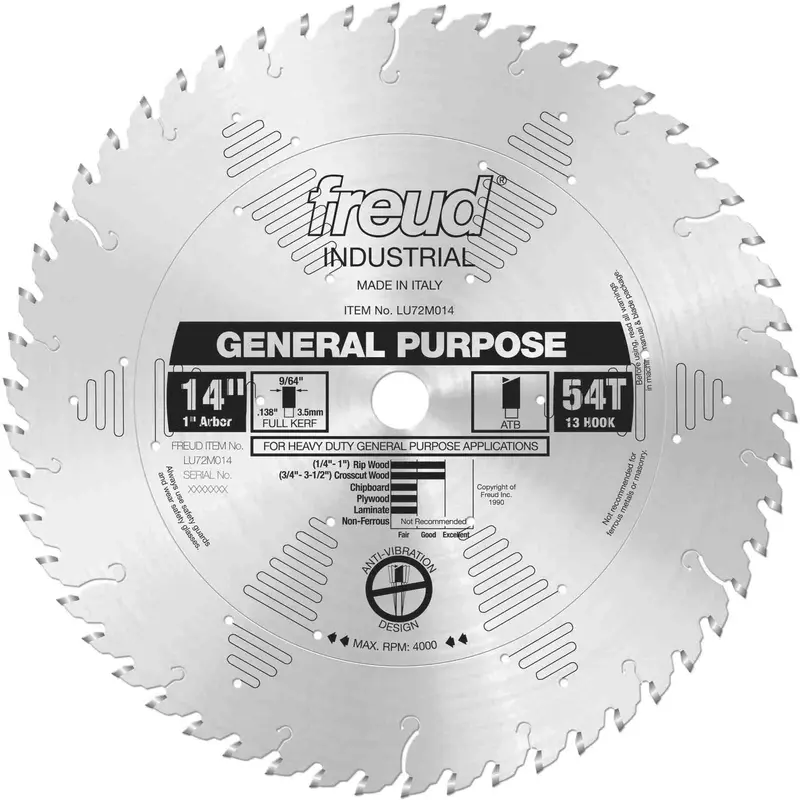 Freud LU72M014 14 in. General Purpose Blade