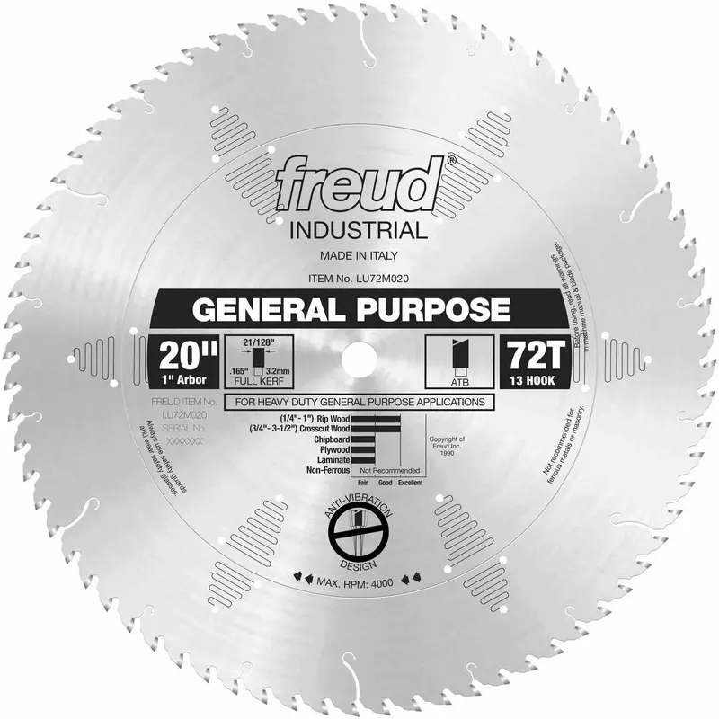 Freud LU72M020 20 in. General Purpose Blade