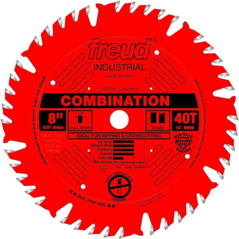 Freud LU84R008 8 in. Combination Blade