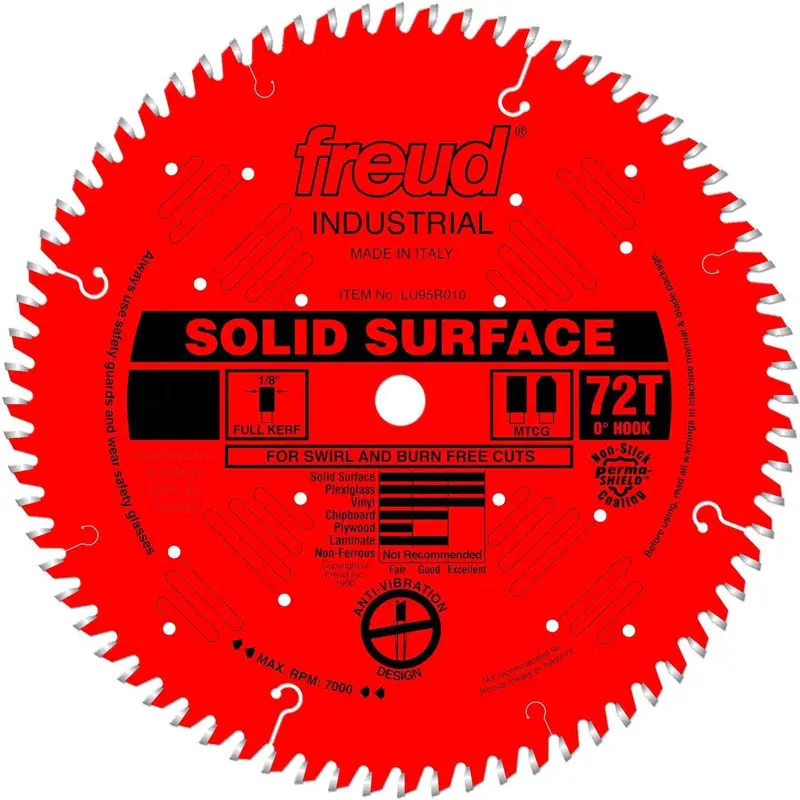 Freud LU95R014 14 in. Solid Surface Blade