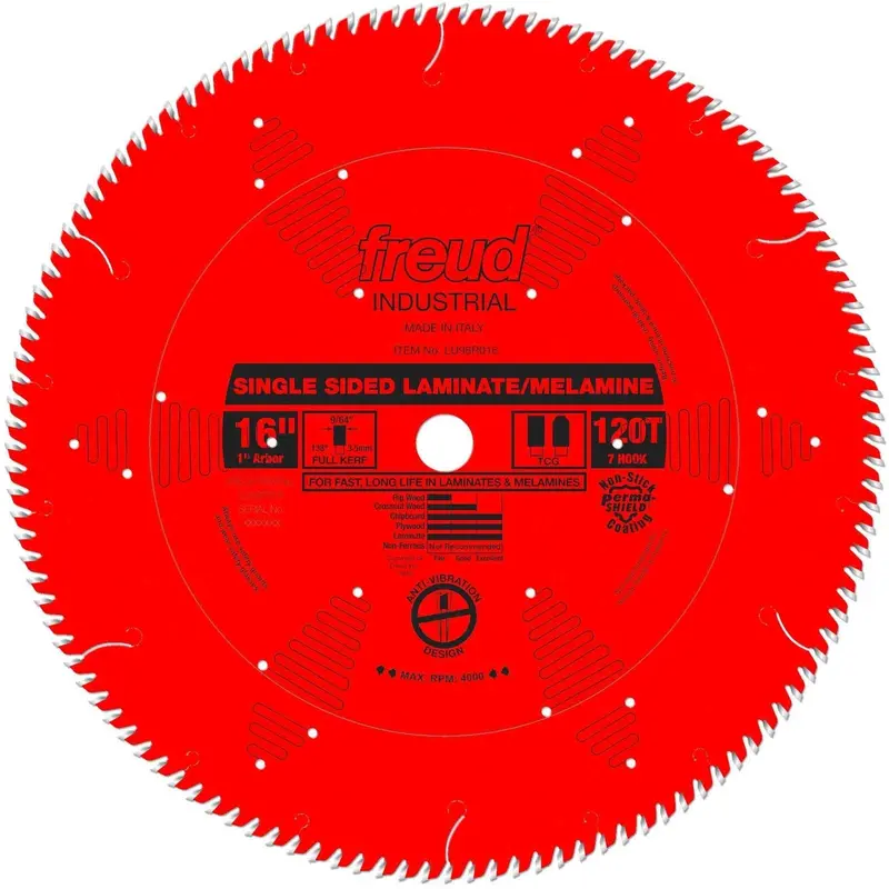 Freud LU98R016 16 in. Single Sided Laminate/Melamine Blade