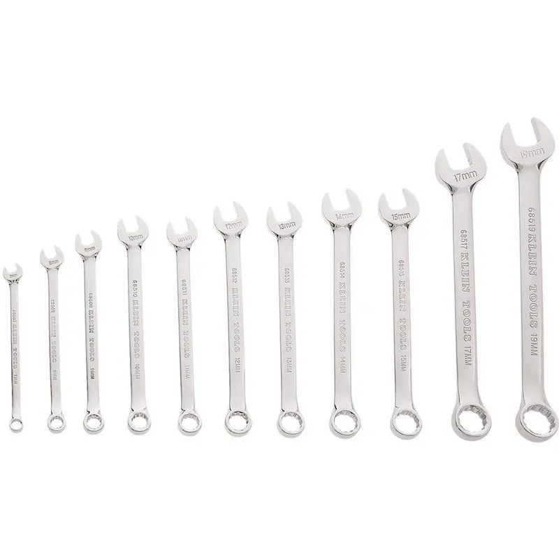 Klein 68502 11-Piece Metric Combination Wrench Set
