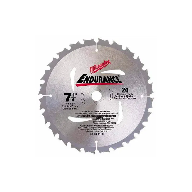 Milwaukee 48-40-4120 7-1/4" 24 Carbide Teeth Circular Saw Blade