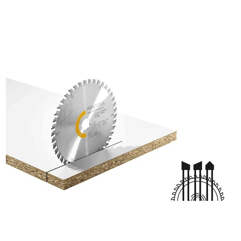 Festool 495377 HW 160x2,2x20 W48 Fine Cut Wood Saw Blade for TS 55 / TSC 55