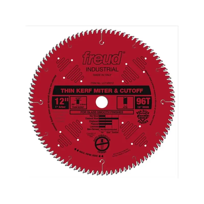 Freud LU74R012 12 in. Thin Kerf Ultimate Cut-Off Blade