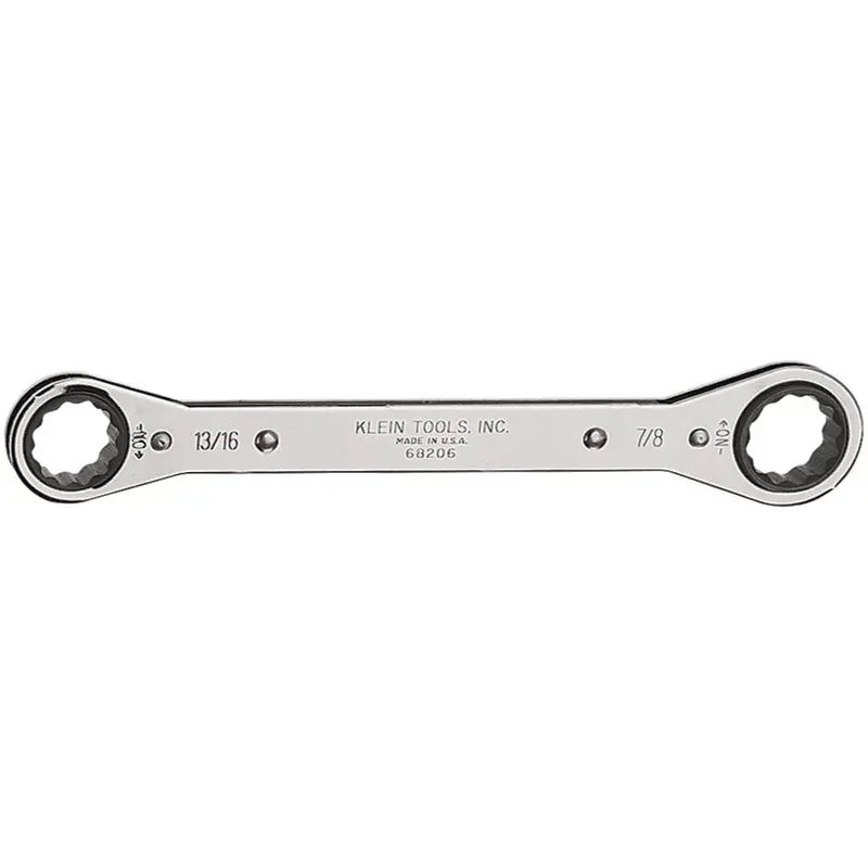 Klein 68206 Ratcheting Box Wrench - 13/16" x 7/8"