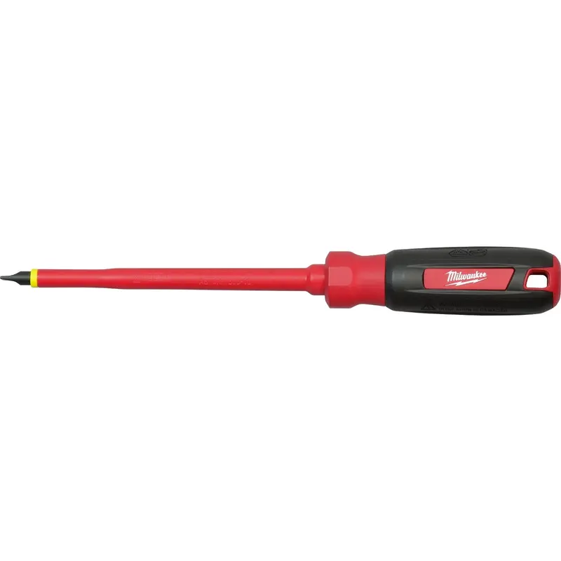 Milwaukee 48-22-2221 1/4" Slotted - 6" 1000V Insulated Screwdriver
