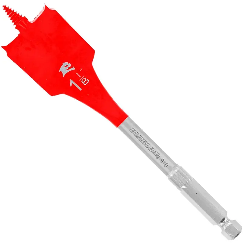 Diablo DSP2140 1-1/8 Inch x 6 Inch SPEEDemon Spade Bit