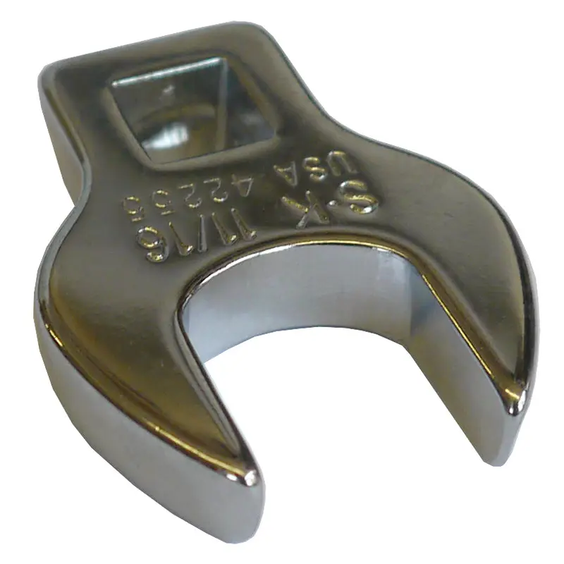 11/16" SK Full Polish Open End Crowfoot - 3/8  Drive (42255)