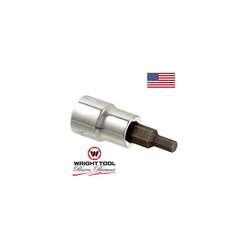 8mm 3/8" Dr. Wright Hex Type Metric Sockets W/Bits (32-08MMWR)