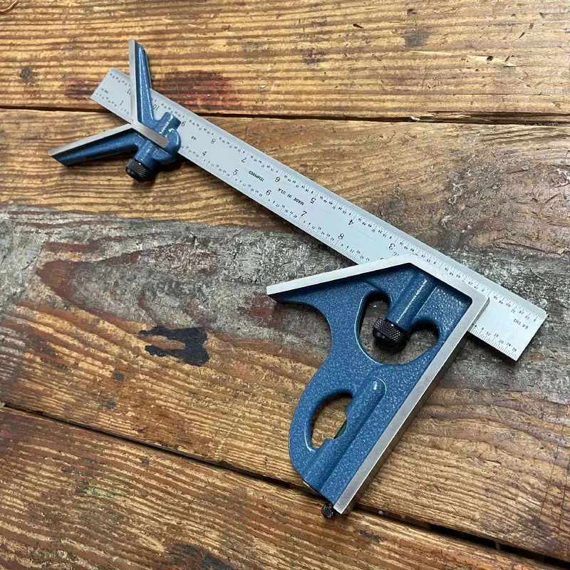 PEC 12" 3pc Combination Square (16R) USA (7142-16R)