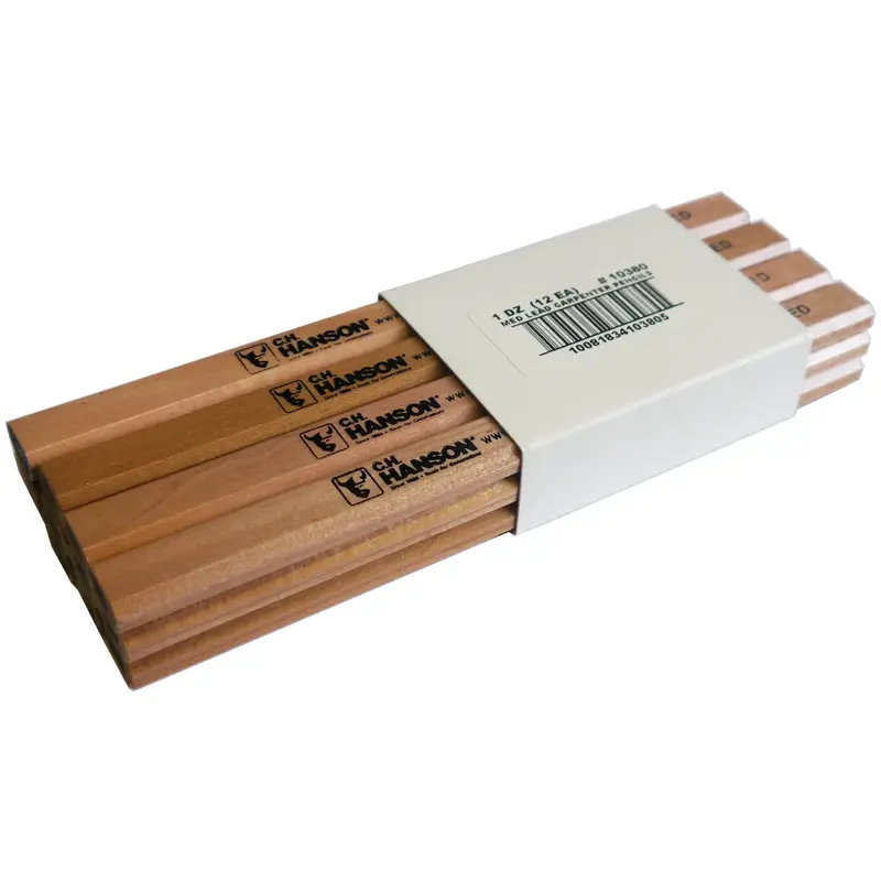 (1 Dozen) C.H. Hanson Med Lead Carpenter's Pencils (10380)