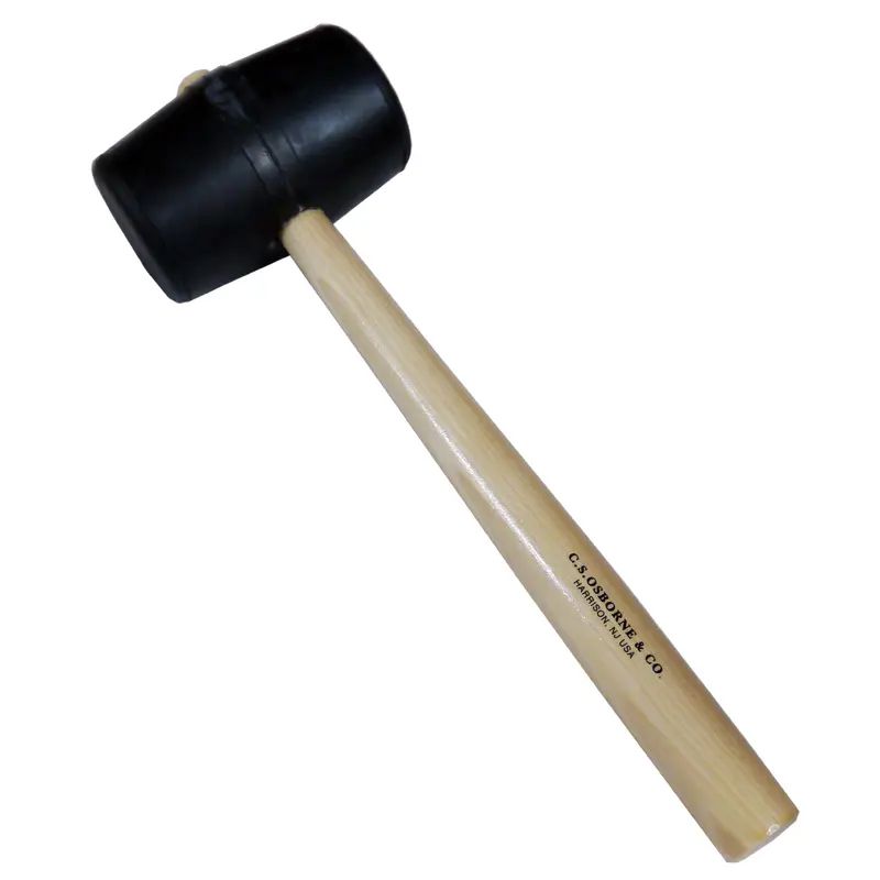 C.S. Osborne #3 Black Rubber Mallet (197-3)