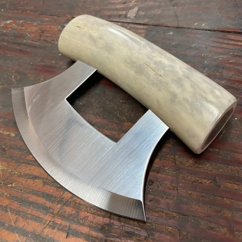 B. Merry Polished Caribou Antler Ulu (BMRUCAP2)