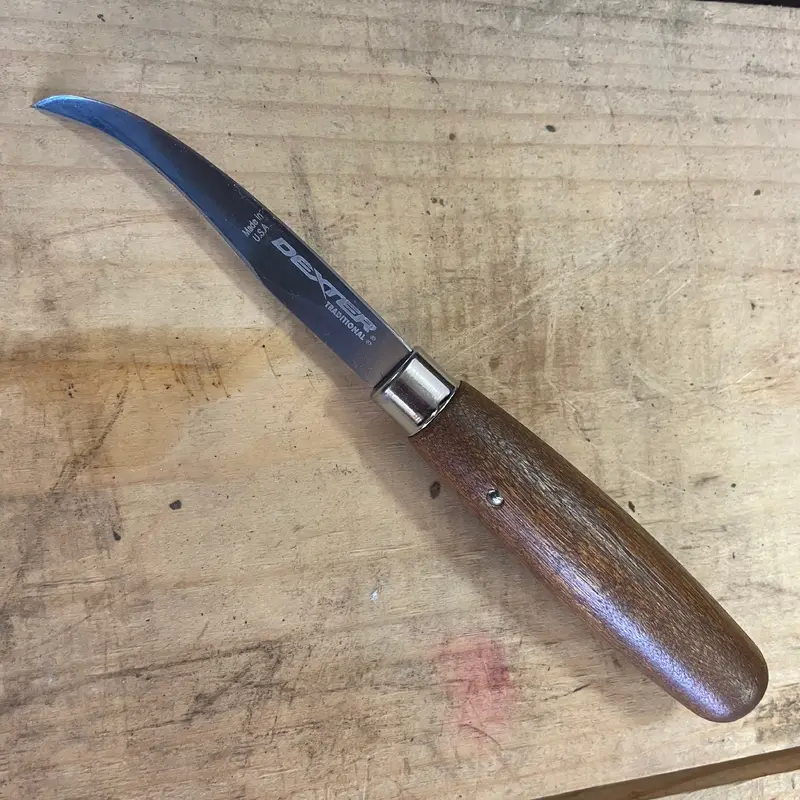 Dexter Russell 3  Curved Point Shoe Knife (75220)