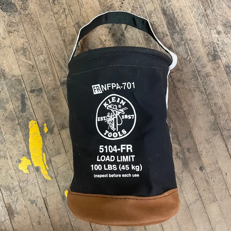 Klein 12" Flame Resistant Canvas Bucket Nose Bag (5104FR)