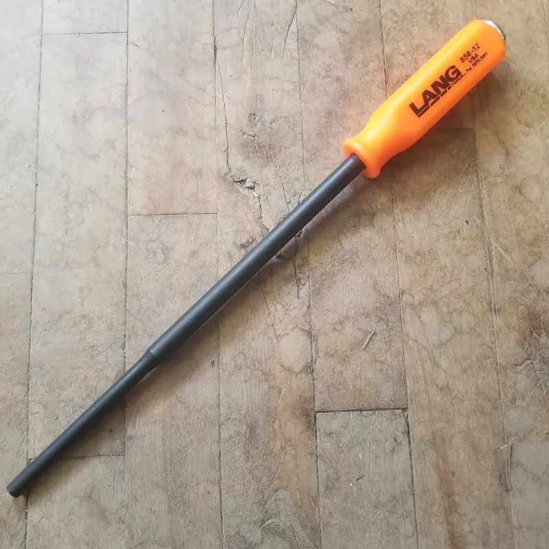 Lang 16" x 3/8" Pin Punch w/ Striking Cap (856-12)