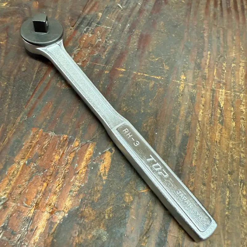 Top 3/8" Drive Round Head 7 1/2" (200mm) Ratchet 72T (RH-3)