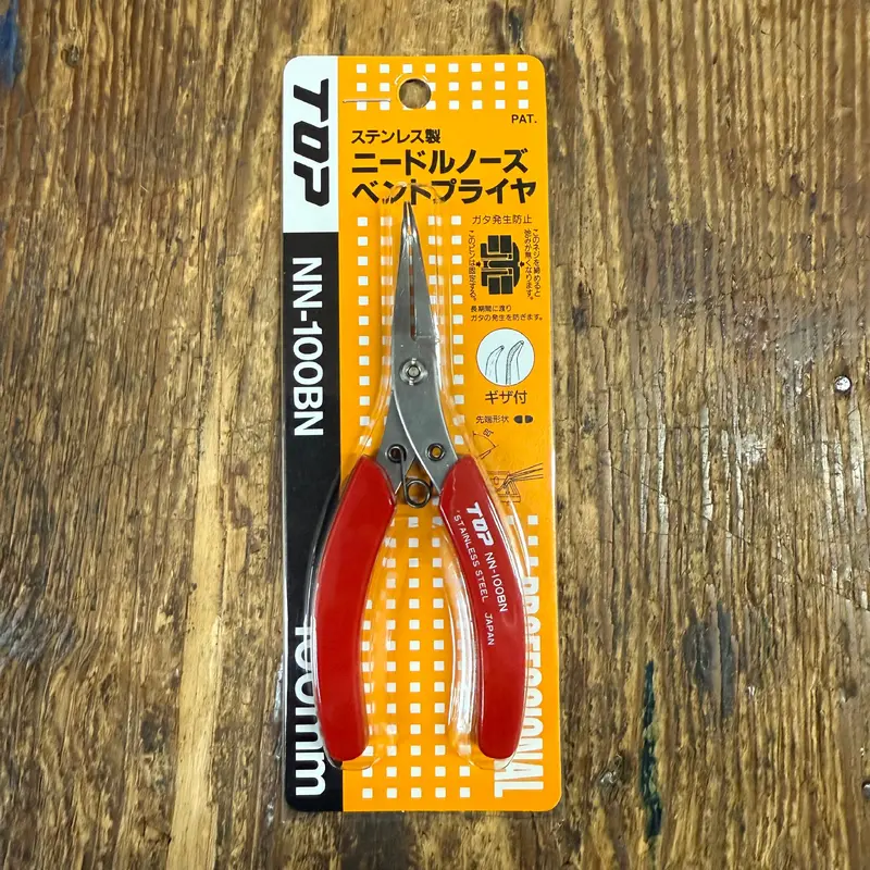 Top Stainless Steel Bent Needle Nose Pliers (NN-100BN)