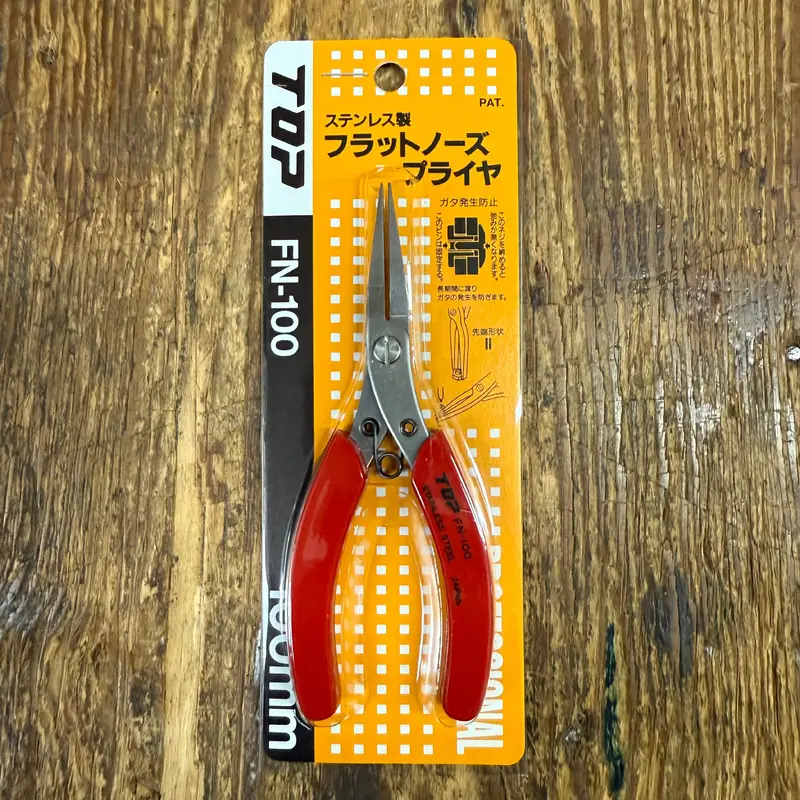 Top Stainless Steel Smooth Flat Nose Pliers (FN-100)