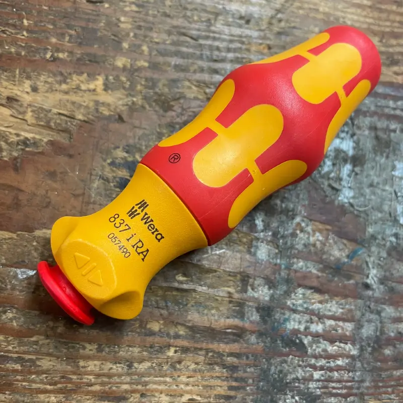 Wera Kraftform 837 Ratcheting Blade-Holding Handle (05057490001)